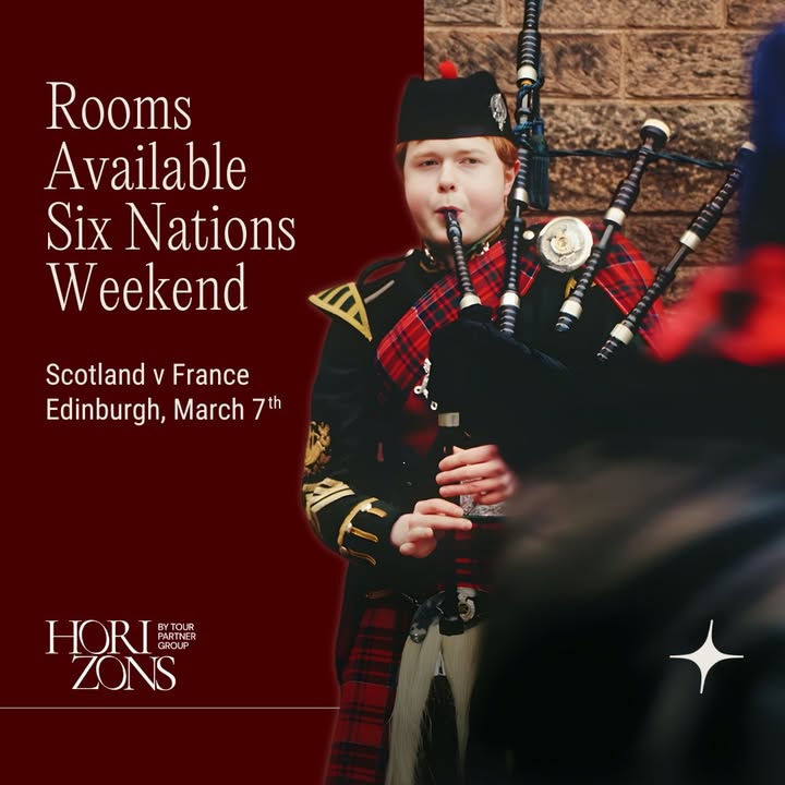 Hear the bagpipes.